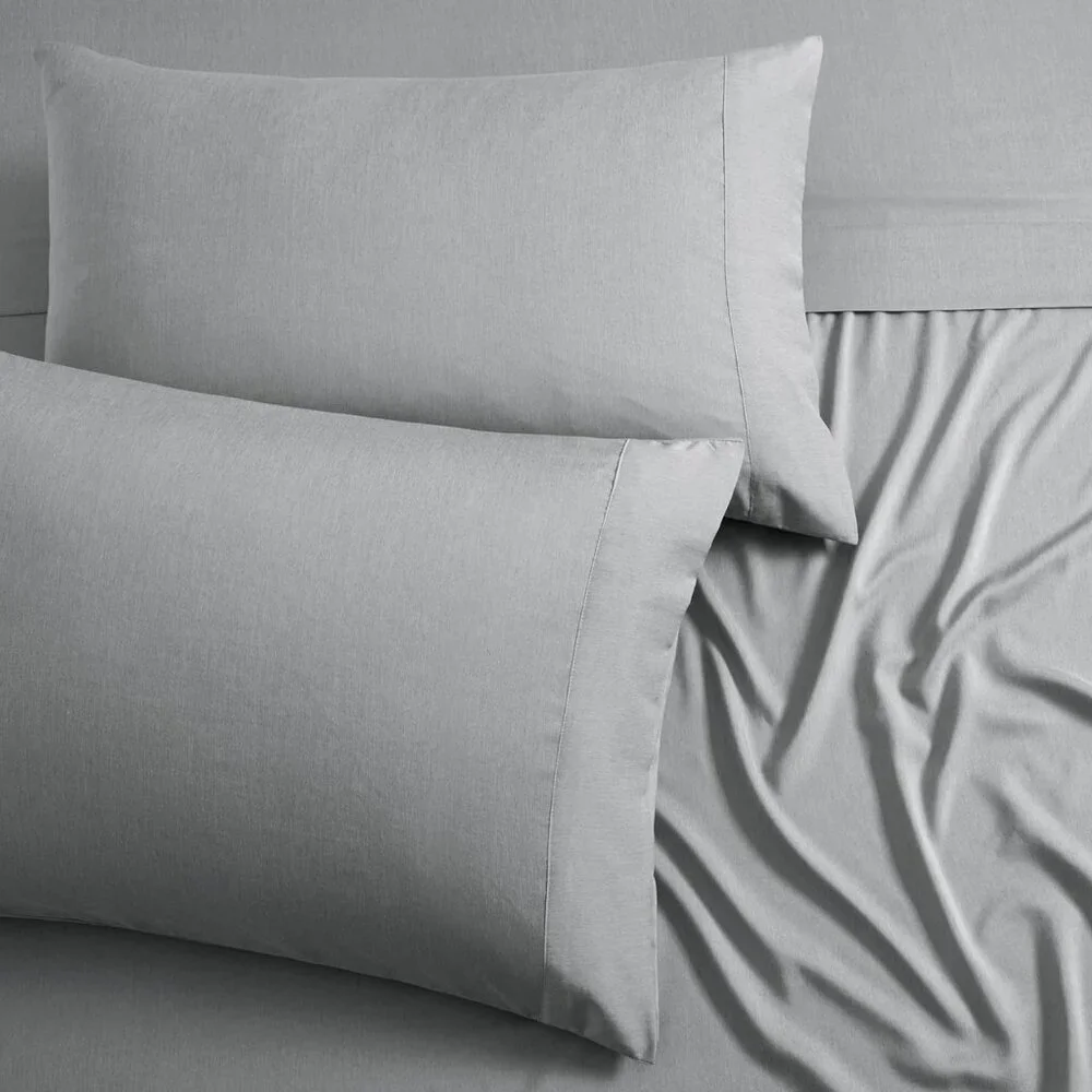 Queen Cooling Sheets Set COMFLIVE 4PC Rayon Cool Fiber Deep Pocket Bedding Silky
